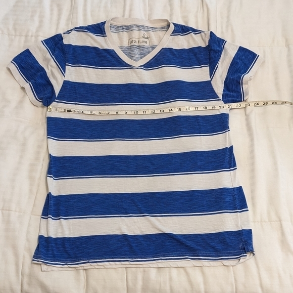 Ditch Plains striped V-neck shirt size Large - Picture 2 of 5
